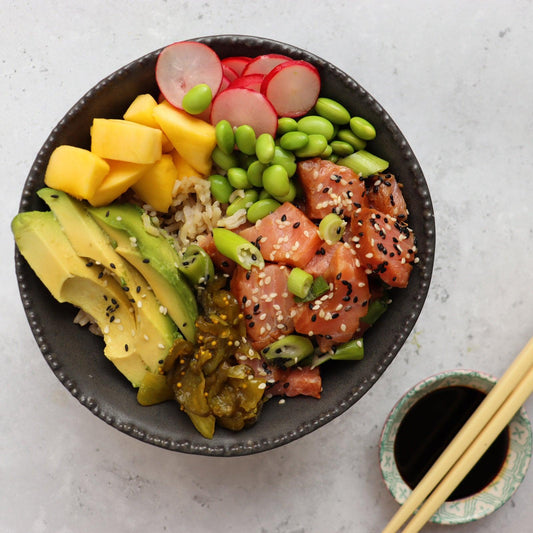 SPICY SALMON POKE BOWL - DukesHill