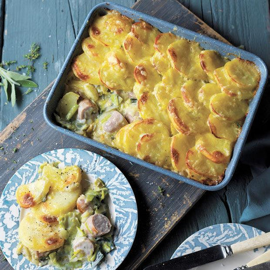 SAUSAGE & LEEK GRATIN - DukesHill