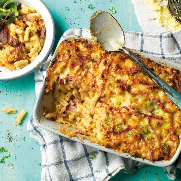 WELSH RAREBIT MACARONI CHEESE WITH HAM – DukesHill