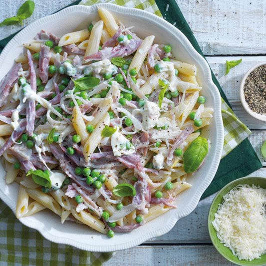 CREAMY HAM & PEA PENNE - DukesHill