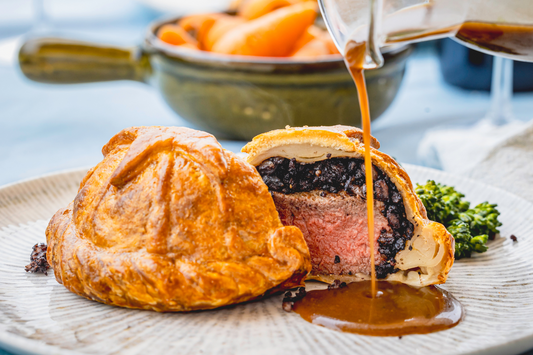 Individual Beef and Black Pudding Wellingtons