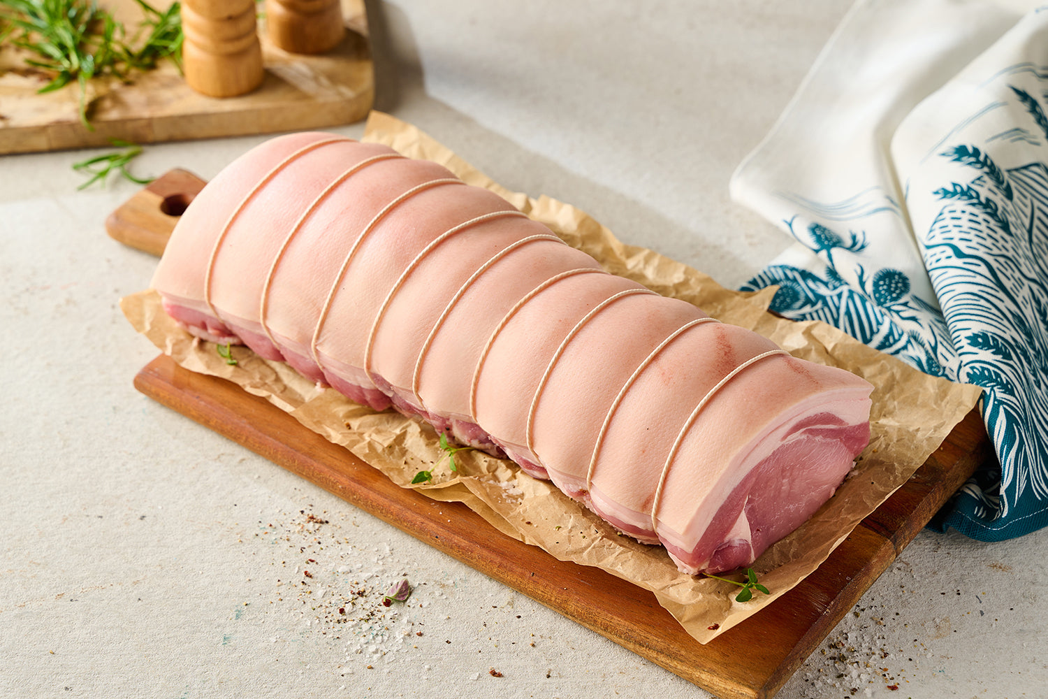 2kg uncooked pork loin joint 