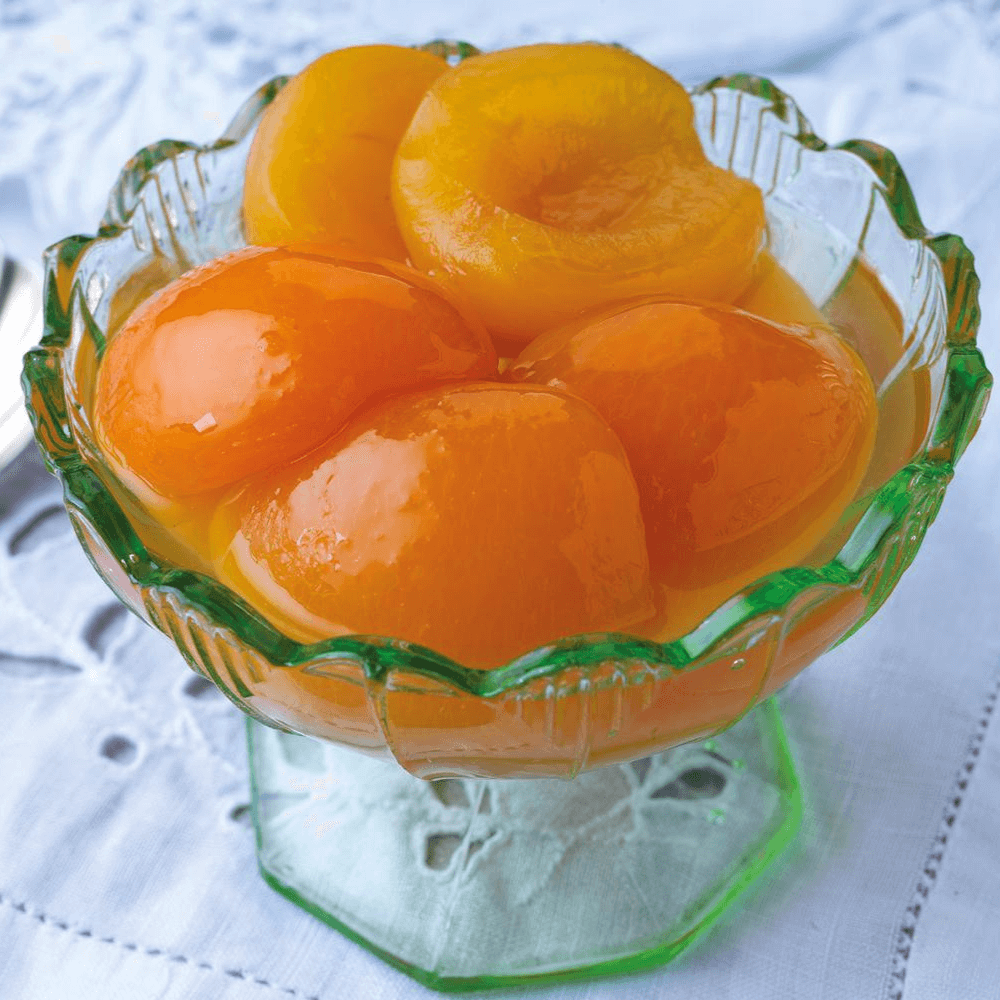 Apricots with Amaretto in Syrup