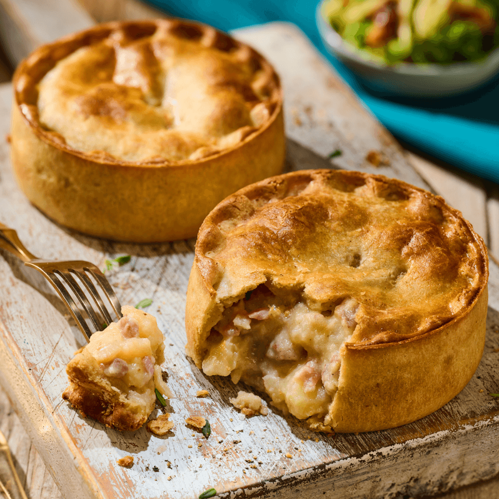 Bacon, Cheese & Potato Pie