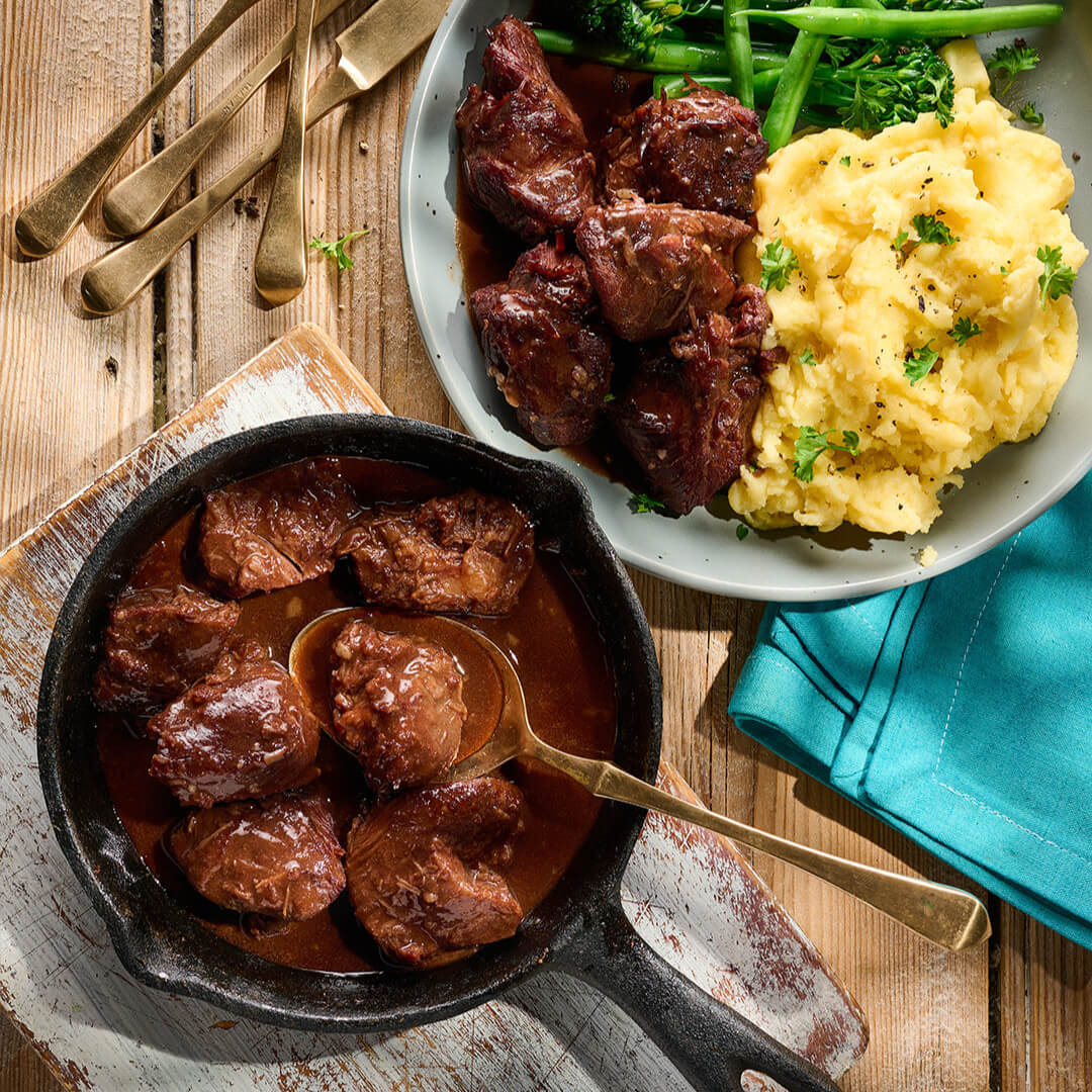 Beef Cheeks in Red Wine Jus