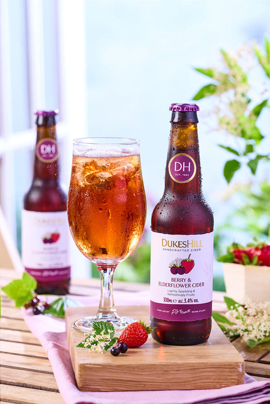 Berry & Elderflower Cider 12x330ml - DukesHill