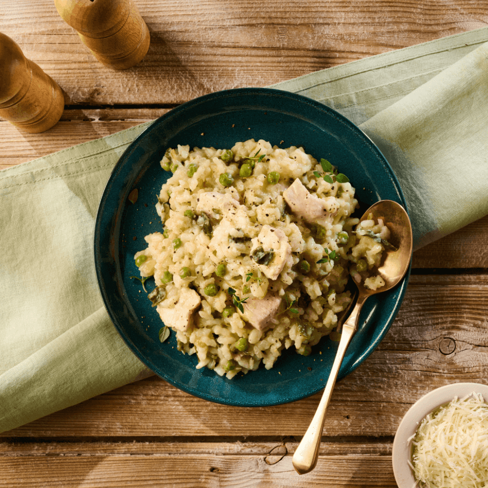 Chicken, Leek & Pea Risotto