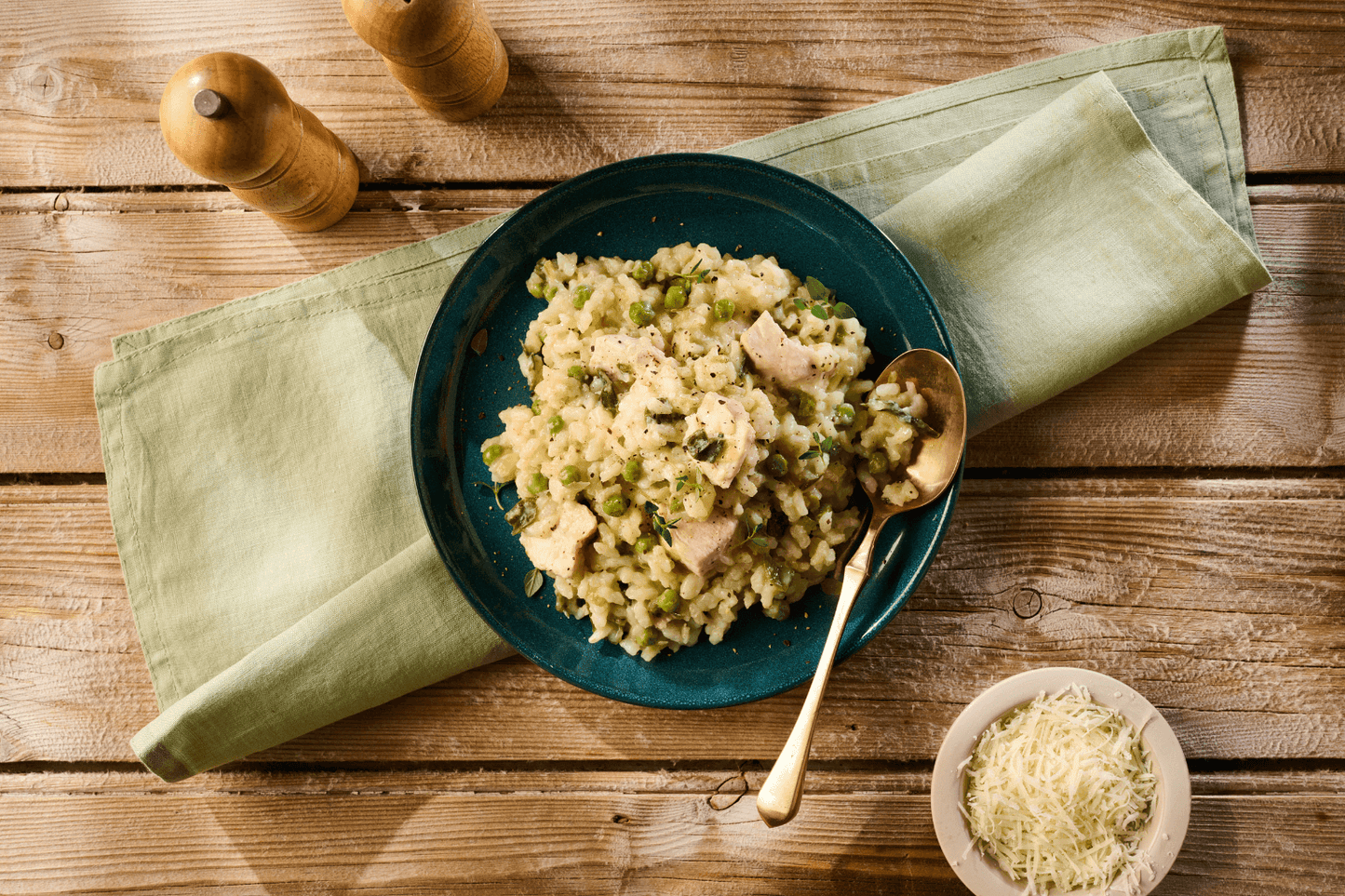 Chicken, Leek & Pea Risotto