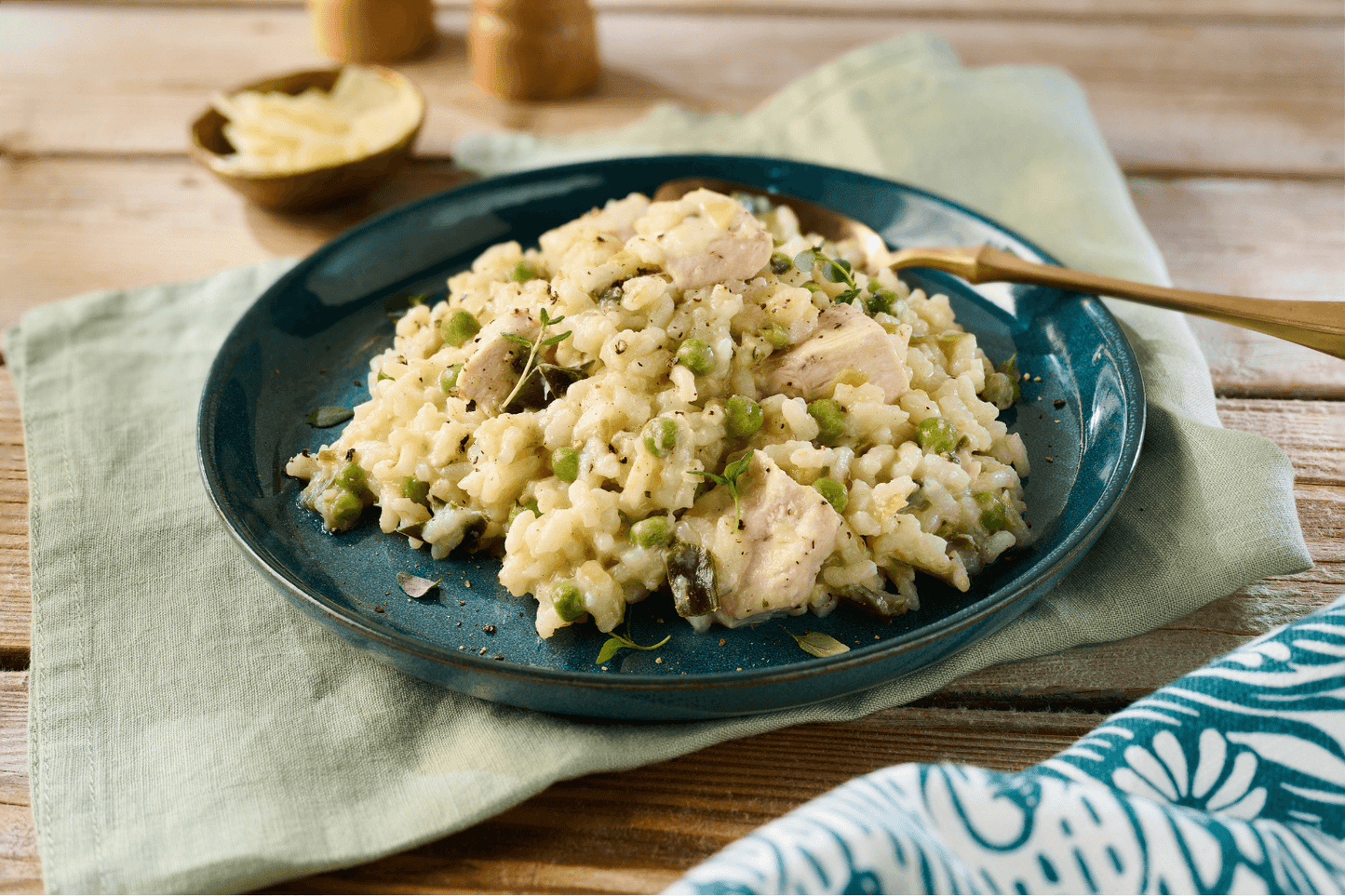 Chicken, Leek & Pea Risotto