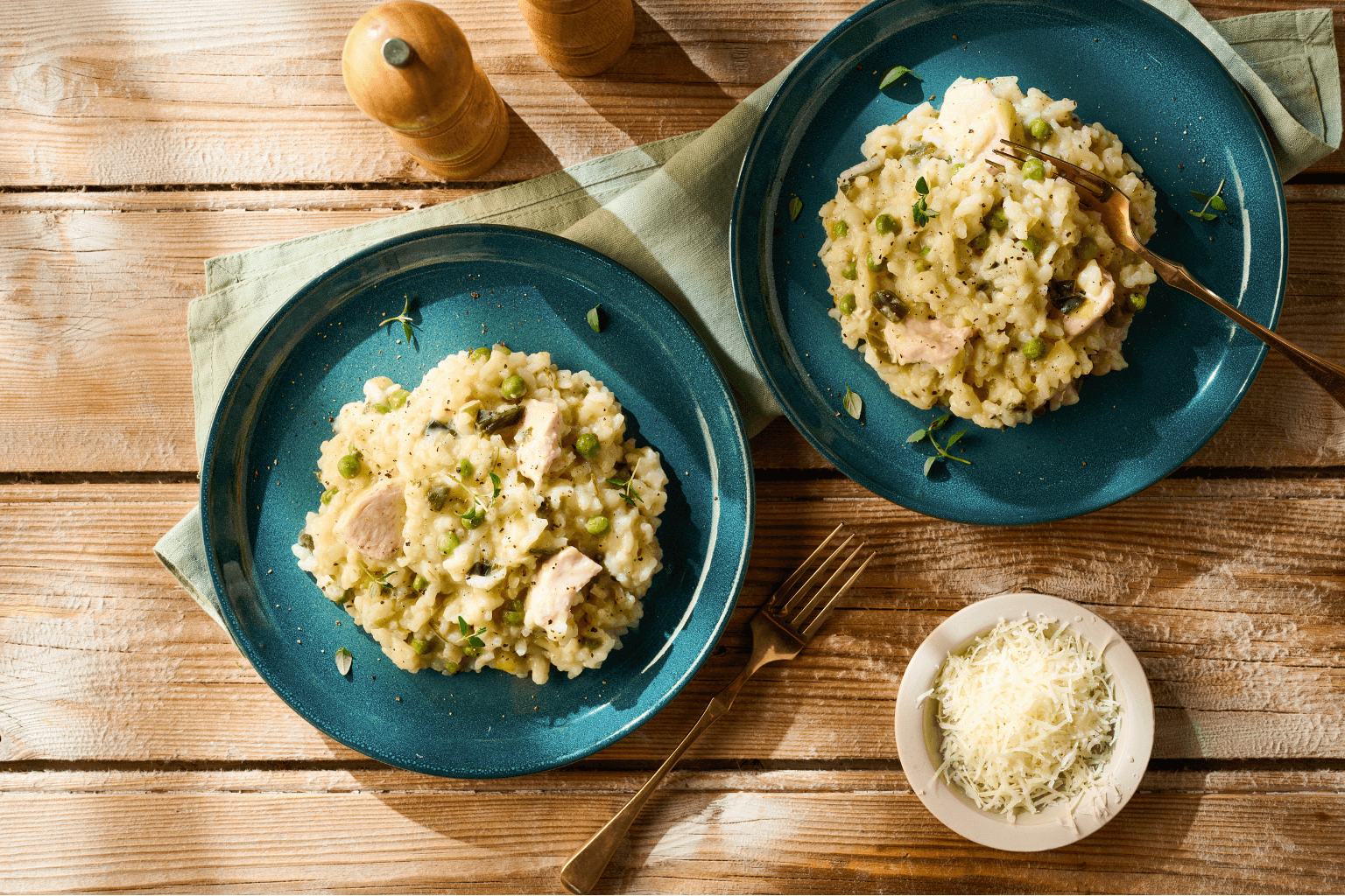 Chicken, Leek & Pea Risotto