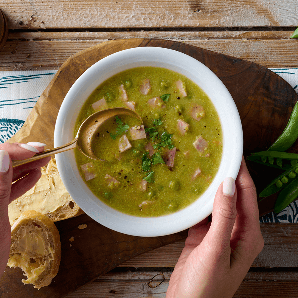 Garden Pea & Wiltshire Ham Soup x2