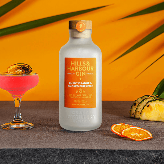 Hills & Harbour Distilled Cocktail Gin (Burnt Orange & Smoked Pineapple)