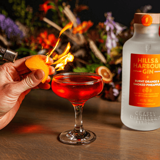 Hills & Harbour Distilled Cocktail Gin (Burnt Orange & Smoked Pineapple)