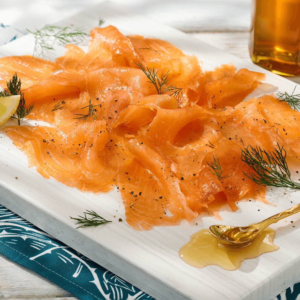 Manuka Honey Sliced Smoked Salmon