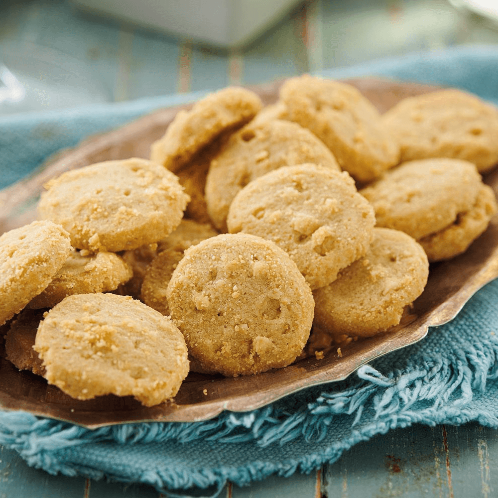 Stilton & Almond Sablés