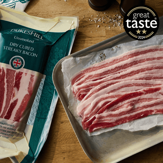 Unsmoked Dry Cured Streaky Bacon