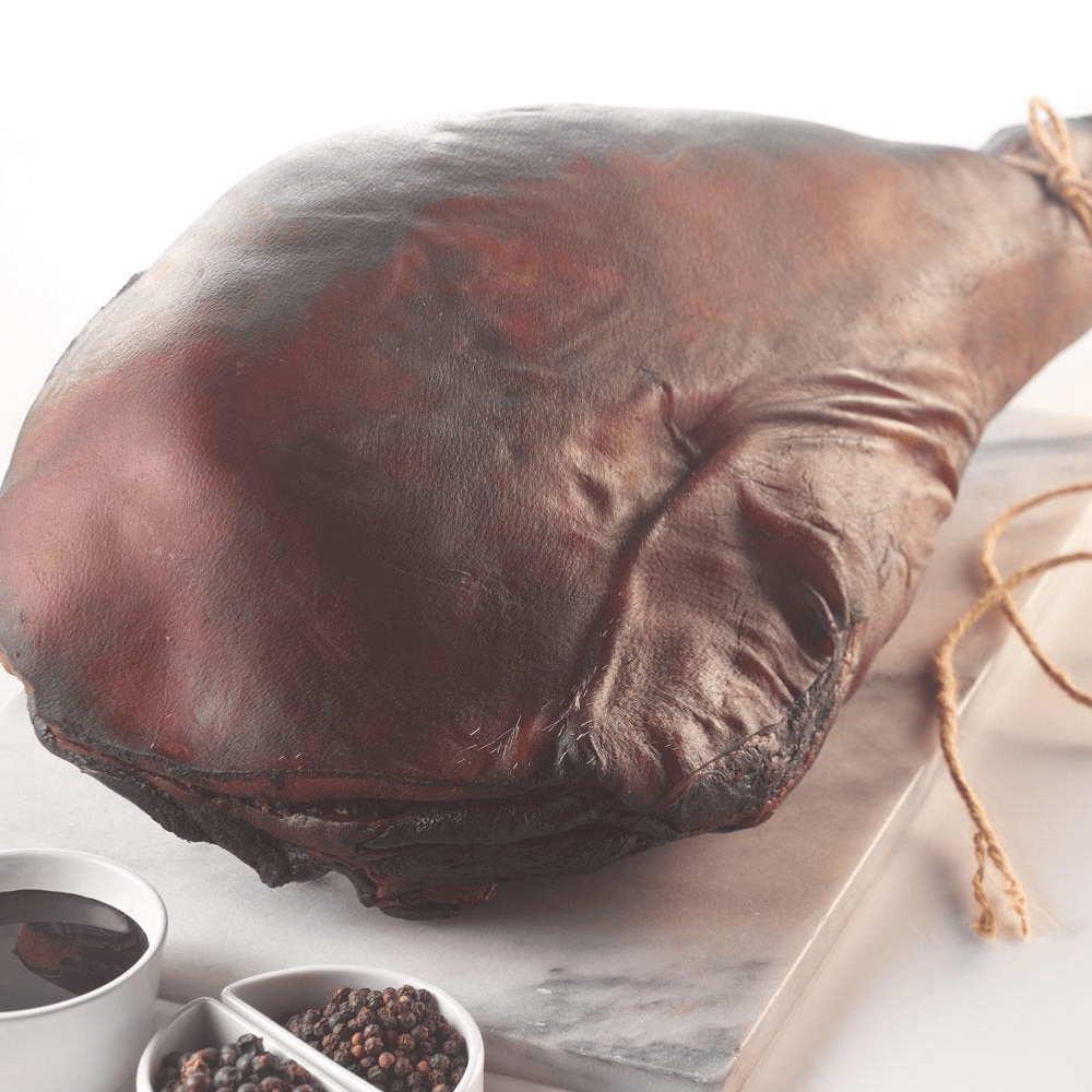 Uncooked Whole Bone-In Shropshire Black Ham (Gammon Joint)