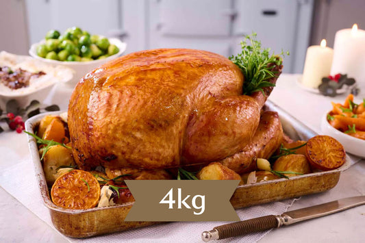 Thanksgiving Free Range Bronze Turkey 4kg