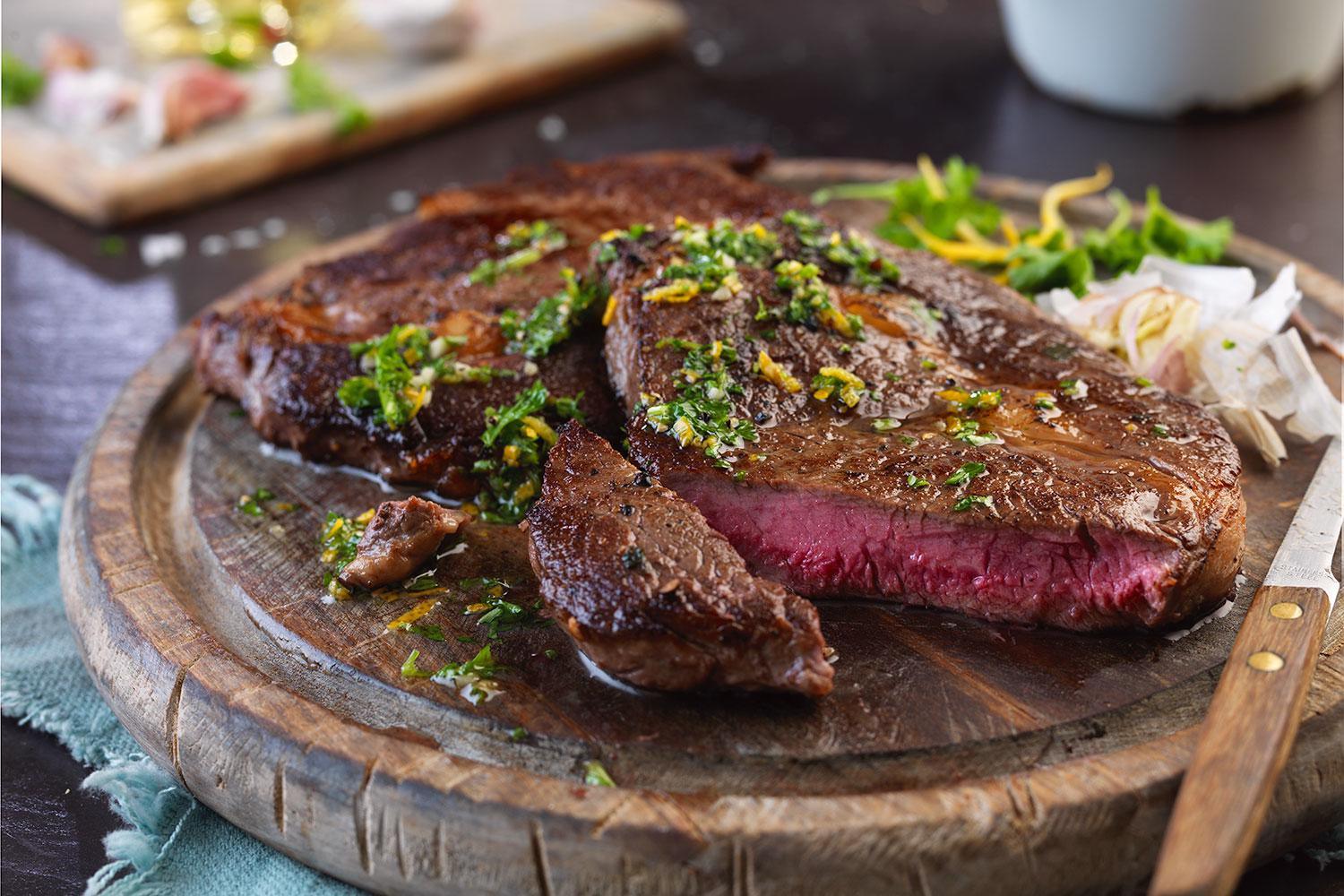 Grass-Fed Beef Ribeye Steaks